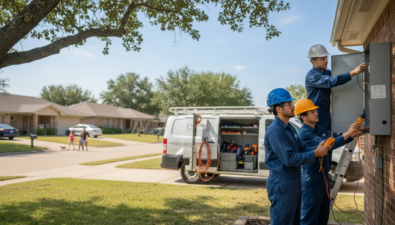 Certified electrician providing emergency electrical services in Hammondsville, OH